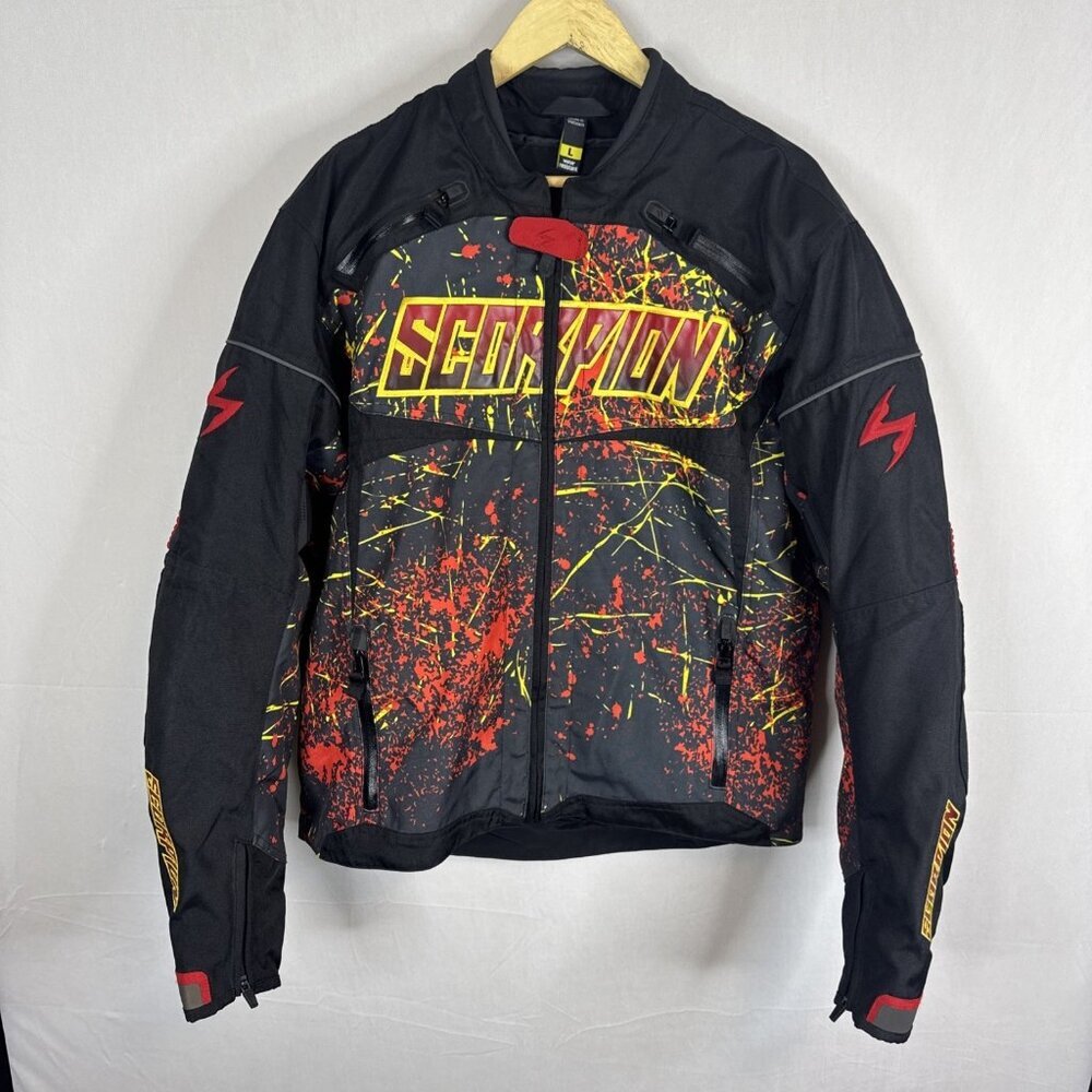Scorpion EXO Departed JKT Motorcycle Jacket Men’s L Water Resistant‎ Liner
